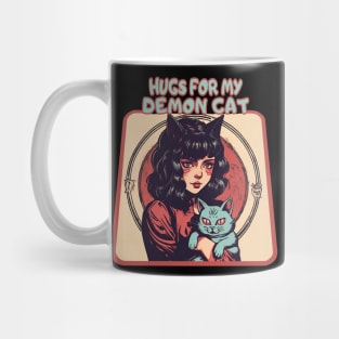 Hugs for my demon cat Mug